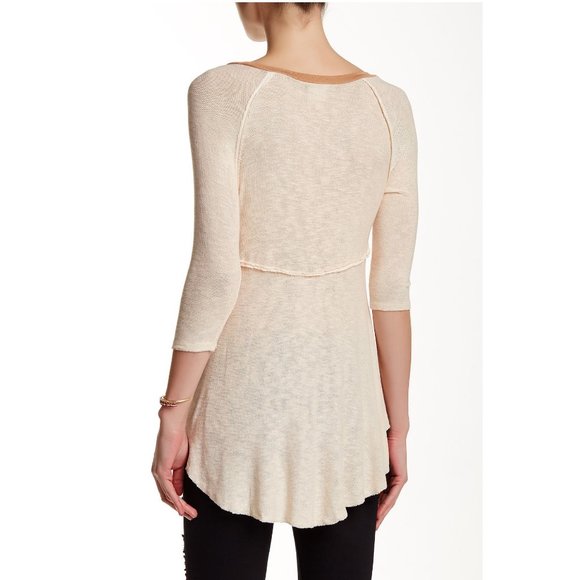 221 FREE PEOPLE Tea Weekends Layering Tee Tunic sz XS - Picture 13 of 13